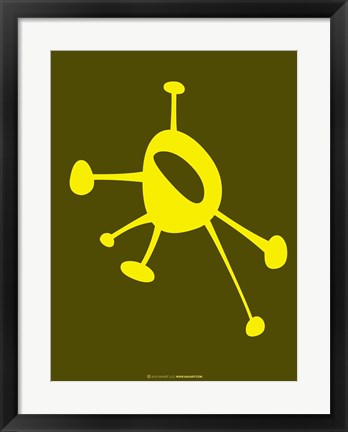 Framed Funny Shape Purk 2 Print