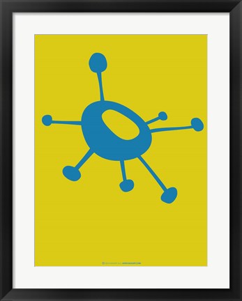 Framed Funny Shape Lask 1 Print