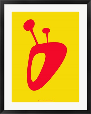 Framed Funny Shape Uno 2 Print