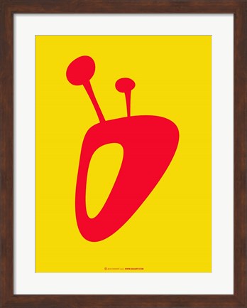 Framed Funny Shape Uno 2 Print