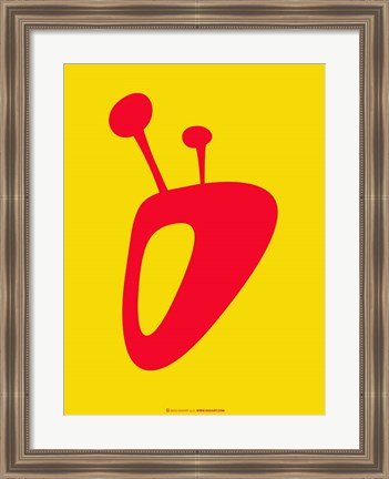 Framed Funny Shape Uno 2 Print