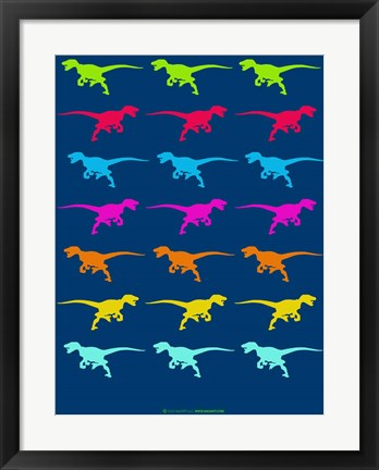 Framed Dinosaur Family 5 Print