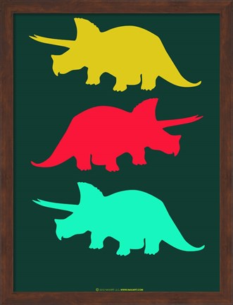 Framed Dinosaur Family 7 Print