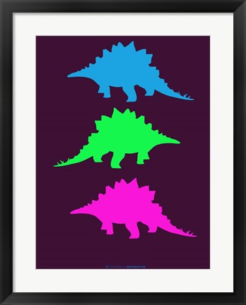 Framed Dinosaur Family 9 Print