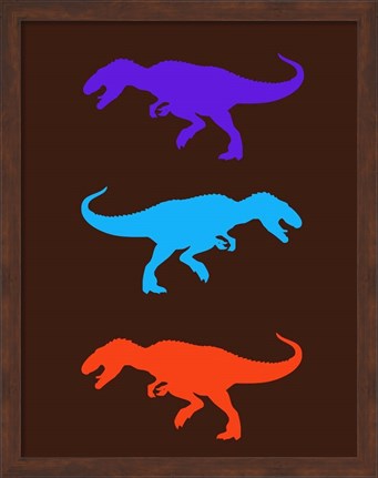 Framed Dinosaur Family 24 Print