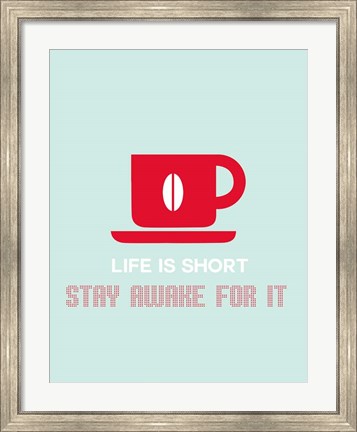 Framed Coffee Red Print