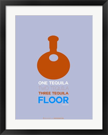 Framed Orange Tequila Print