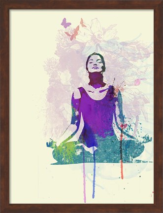 Framed Meditating Mind Print