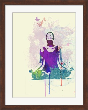 Framed Meditating Mind Print