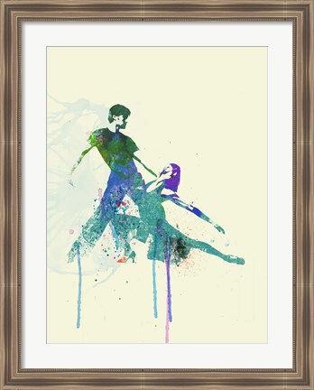 Framed Tango Couple Print