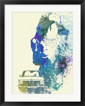 Framed BMW Girl Print