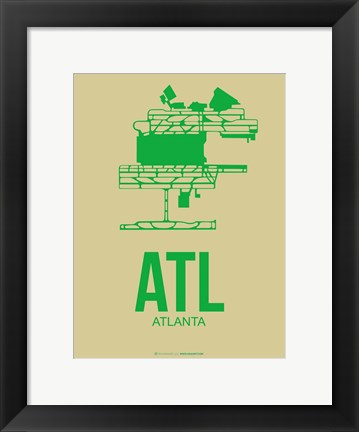 Framed ATL Atlanta 1 Print