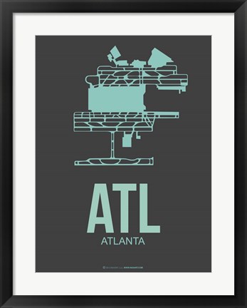 Framed ATL Atlanta 2 Print