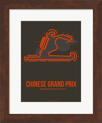 Framed Chinese Grand Prix 2 Print