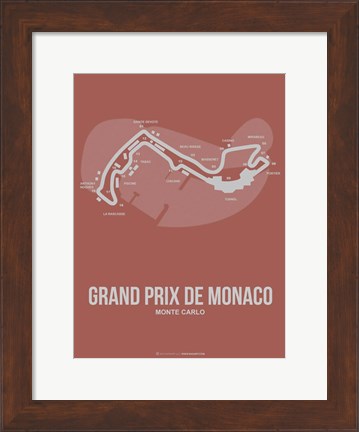 Framed Monaco Grand Prix 1 Print