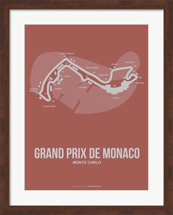 Framed Monaco Grand Prix 1 Print