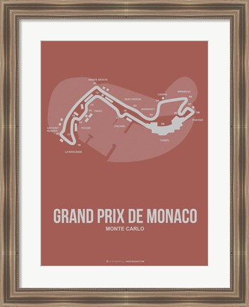 Framed Monaco Grand Prix 1 Print