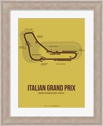 Framed Italian Grand Prix 1 Print