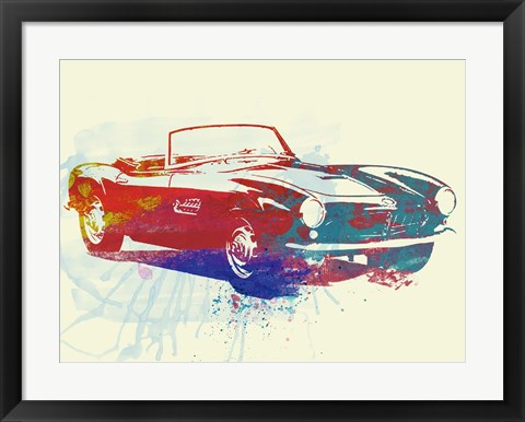 Framed BMW 507 Print