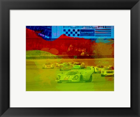 Framed Porsche 917 Racing Print