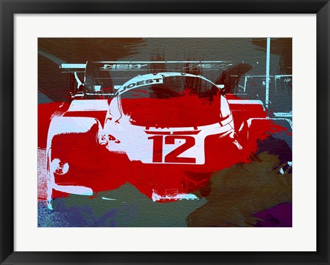 Framed Porsche Le Mans Print