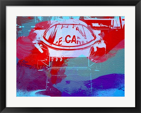 Framed Le Mans Racer During Pit Stop Print