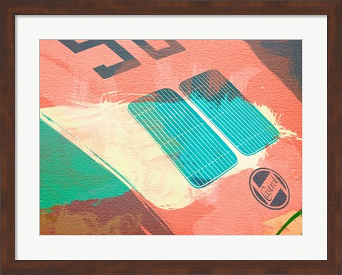 Framed Porsche 356 Detail Print