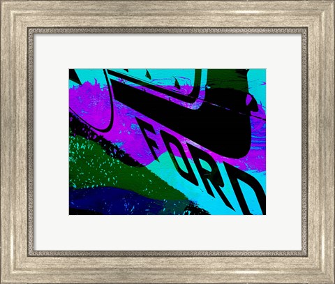 Framed Ford Racing Print