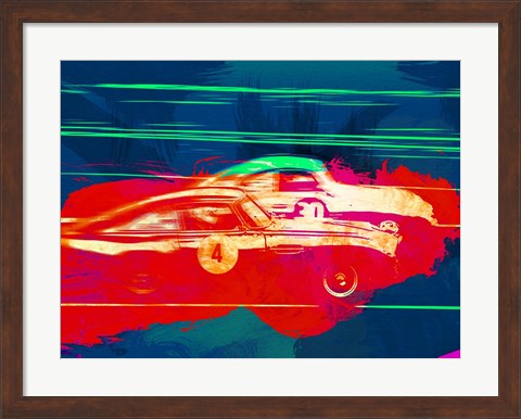 Framed Aston Martin vs Porsche Print