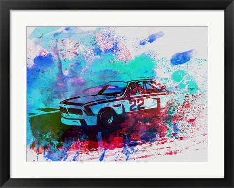 Framed BMW 3.0 CSL Print