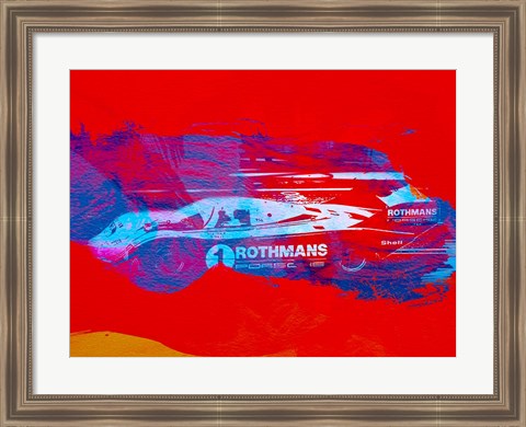 Framed Porsche 917 Rothmans 4 Print