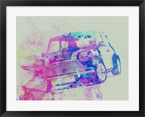 Framed Mini Cooper Print