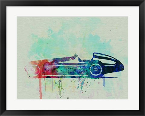 Framed Alfa Romeo Tipo Watercolor Print