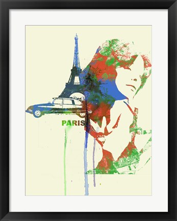 Framed Paris Romance Print