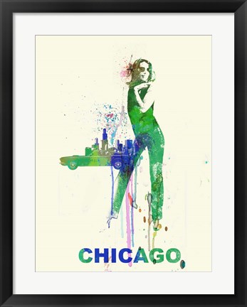 Framed Chicago Romance Print