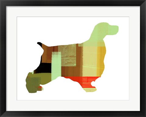 Framed Springer Spaniel 1 Print