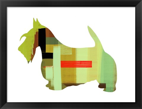 Framed Scottish Terrier 1 Print