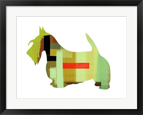 Framed Scottish Terrier 1 Print