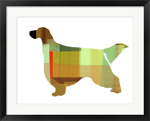 Framed Gordon Setter Print