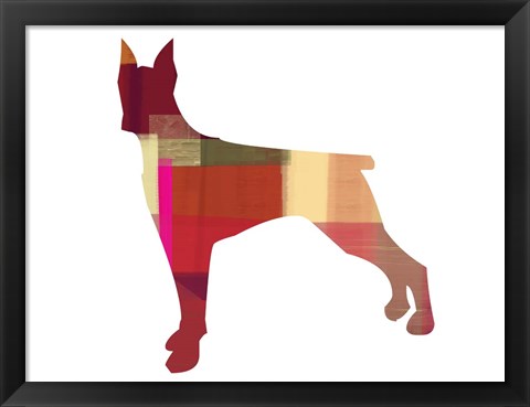 Framed Doberman Pinscher 1 Print