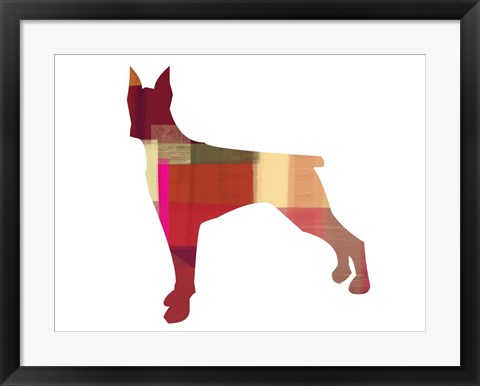 Framed Doberman Pinscher 1 Print