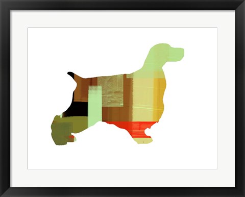 Framed Cocker Spaniel 1 Print