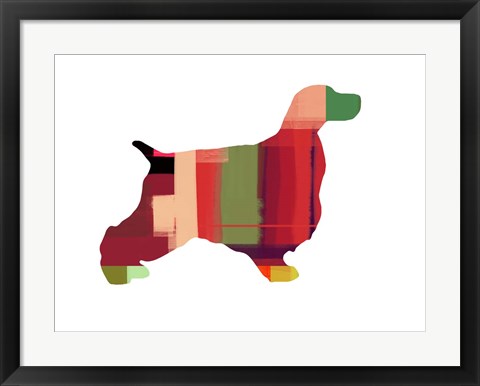 Framed Cocker Spaniel 2 Print