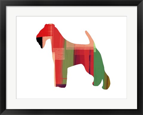 Framed Irish Terrier Print