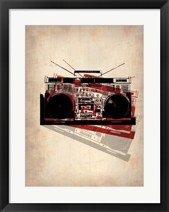 Framed Vintage Radio 2 Print