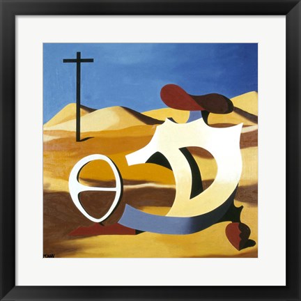 Framed Desert Play Print