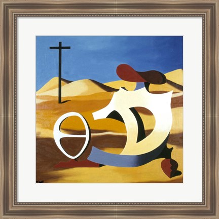 Framed Desert Play Print