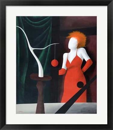 Framed Red Handed Print