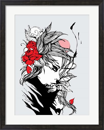 Framed Love Flovers Print