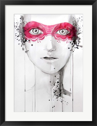 Framed Mask Print